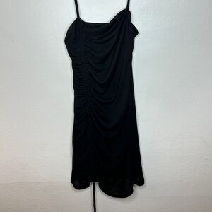 Black Fancy Mini Dress
